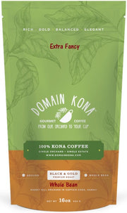 Whole Bean - EXTRA FANCY - Black & Gold Roast -16 oz.