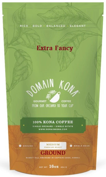 Ground - EXTRA FANCY -Medium Roast - 16 oz.